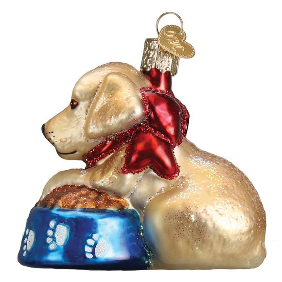 Labrador Pup Christmas Ornament with Keepsake Box | Old World Christmas | NWT - Picture 3 of 8